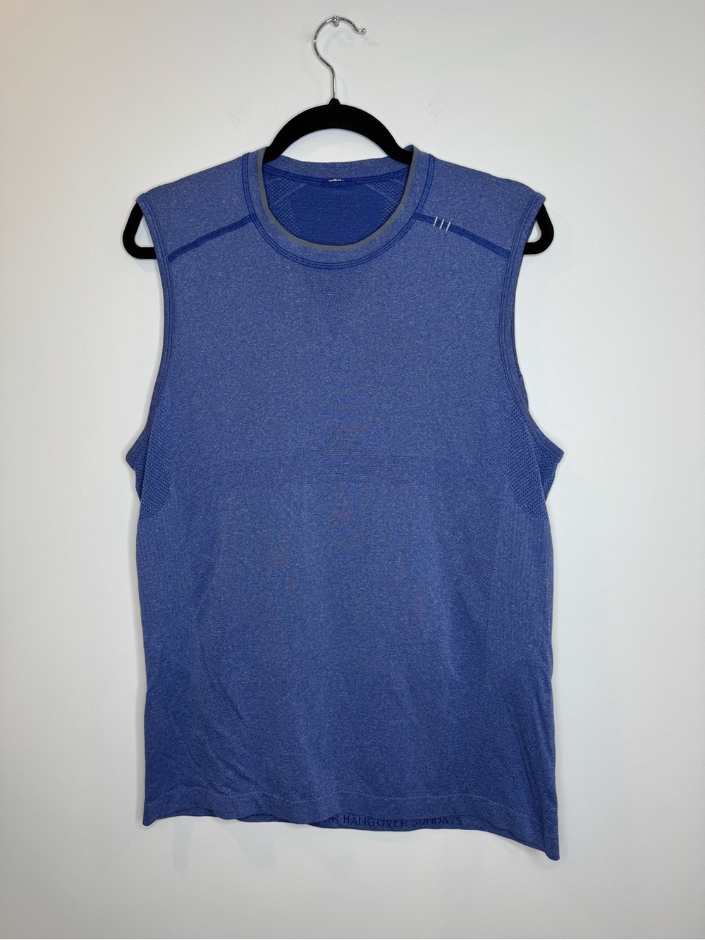 Lululemon Metal Vent Tech Tank Top Men's  Blue Sleeveless Tank Top Sz Small